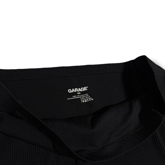 Garage Women's Micro Off The Shoulder Top Black Size Medium 12.5 x 10.5‎ - Picture 4 of 5